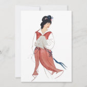 Japans Geisha Wenskaarten Bedankkaart (Voorkant)