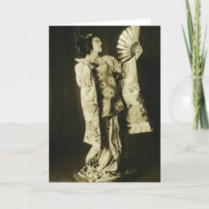 Japans geishawenskaart kaart