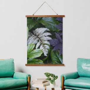 Japans geschilderde Fern Floral Hangend Wandkleed