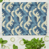 Japans golfpatroon theedoek (Gevouwen)