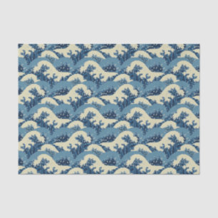 Japans golfpatroon tissuepapier