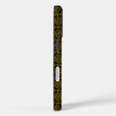 Japans goud en zwart Sayagata patroon Case-Mate iPhone Case (Achterkant / Rechts)