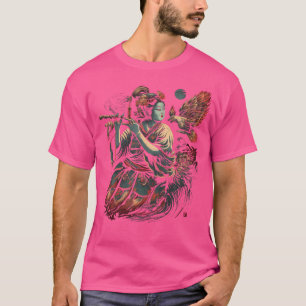 Japans Graphic Artwork Tengu Goddess Pla T-shirt