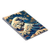  Japans Great Wave Pattern Notitieboek (Rechterzijde)