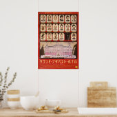 Japans Groot Boedapest Hotel Poster (Keuken)