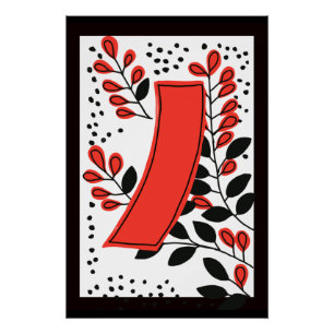  japans Hanafuda Art - Juli lint Perfect Poster
