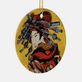 Japans hoesan Oiran door Vincent van Gogh Keramisch Ornament (Rechts)
