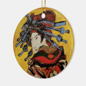 Japans hoesan Oiran door Vincent van Gogh Keramisch Ornament (Links)
