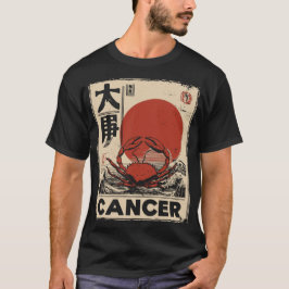 Japans houtblok - Kanker Zodiak | Red Sun Crab T-shirt