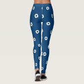 Japans indigoblauw leggings (Achterkant)
