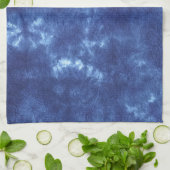 Japans indigokleurblauw theedoek (Gevouwen)