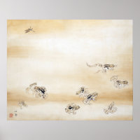 Japans inktschilderij "Een fijne dag"