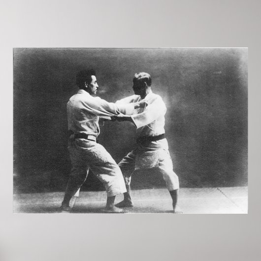 Japans Judoka Jigoro Kano Kyuzo Mifue Judo Poster (Voorkant)