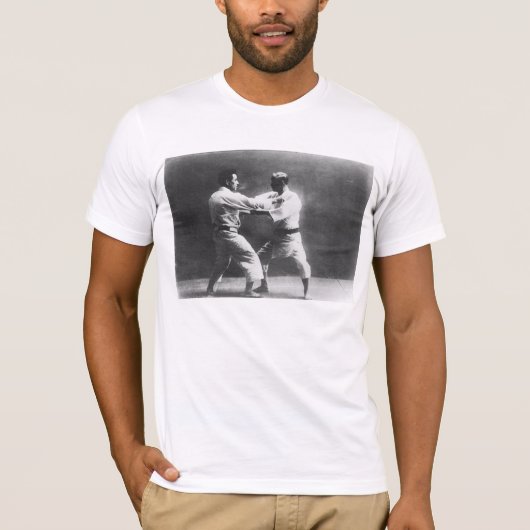 Japans Judoka Jigoro Kano Kyuzo Mifue Judo T-shirt (Voorkant)