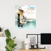 " Japans junk-1871," Poster (Thuiskantoor)