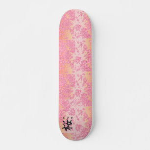 Japans Kanji Calligraphy Sakura Skateboard
