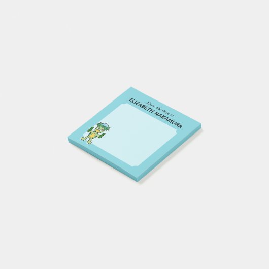 Japans Kappa Yokai Monster- gepersonaliseerd Post-it® Notes (Schuin)