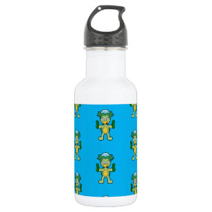 Japans Kappa Yokai Monster Patroon Waterfles