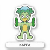 Japans Kappa Yokai Sticker (Voorkant)