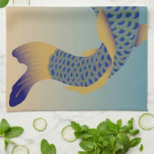 Japans karppatroon theedoek (Gevouwen)