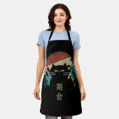  Japans kat Kawaii Retro Style Cat Kitten Schort (Gedragen)