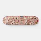 Japans kat Woodblock ukiyo-e  Kat Skateboard (Horizontaal)