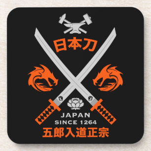 Japans Katana-zwaard Bier Onderzetter