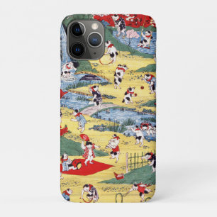 Japans Kattenland, Utagawa Kunitoshi iPhone 11 Pro Hoesje