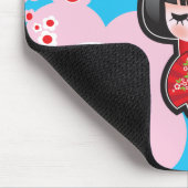 Japans Kawaii Doll - Mousepad Muismat (Hoek)