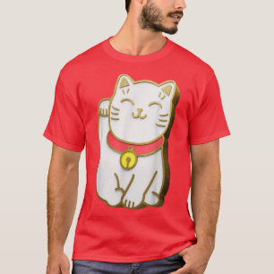 Japans Kawaii Lucky Cat MenekiNeko Japan Grafisch T-shirt
