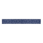 Japans kerry blossom sakura white on blue grosgrain lint (Voorkant)