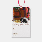 Japans kerstfeest cadeaulabel (Voorkant)