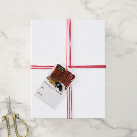 Japans kerstfeest cadeaulabel (Met Touw)