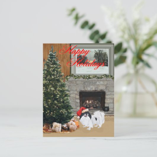 Japans kerstfeest feestdagenkaart (Staand voorkant)