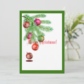 Japans kerstfeest feestdagenkaart (Staand voorkant)