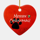 Japans kerstfeest keramisch ornament (Achterkant)