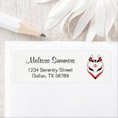 Japans keusune fox-masker etiket (Insitu)