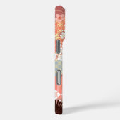 Japans Kimono Bloemenpatroon Case-Mate iPhone Case (Achterkant / Rechts)