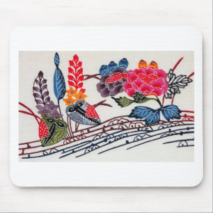 Japans KIMONO Floral Pattern Muismat