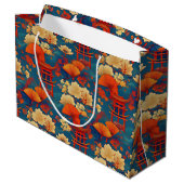 Japans Kimono-model Gift tas Groot Cadeauzakje (Achterkant Gekanteld)