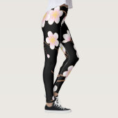 Japans Kimono Patern C Leggins Black Leggings (Rechts)