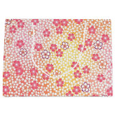 Japans KIMONO textiel, Cherry Blossom Pattern Groot Cadeauzakje (Voorkant)