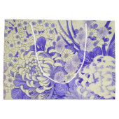 Japans KIMONO textiel, chrysanthemum Groot Cadeauzakje (Achterkant)