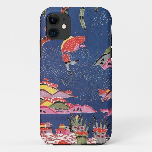 Japans Kimono Textile (Bingata) Case-Mate iPhone Case (Achterkant)