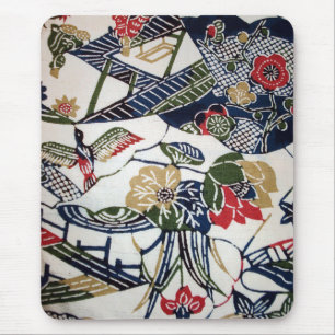 Japans Kimono Textile (Bingata) Muismat