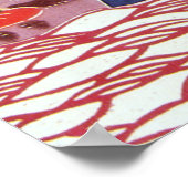 Japans Kimono Textile (Bingata) Poster (Hoek)