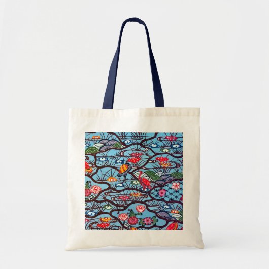  Japans Kimono Textile (Bingata) Tote Bag (Voorkant)