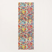  Japans Kimono Textile (Bingata) Yogamat (Achterkant)