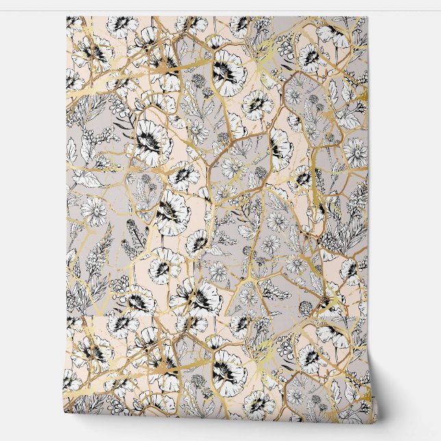  Japans Kintsugi Behang (Afrollen)