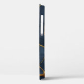 Japans Kintsugi Donkerblauw Case-Mate iPhone Case (Achterkant / Links)